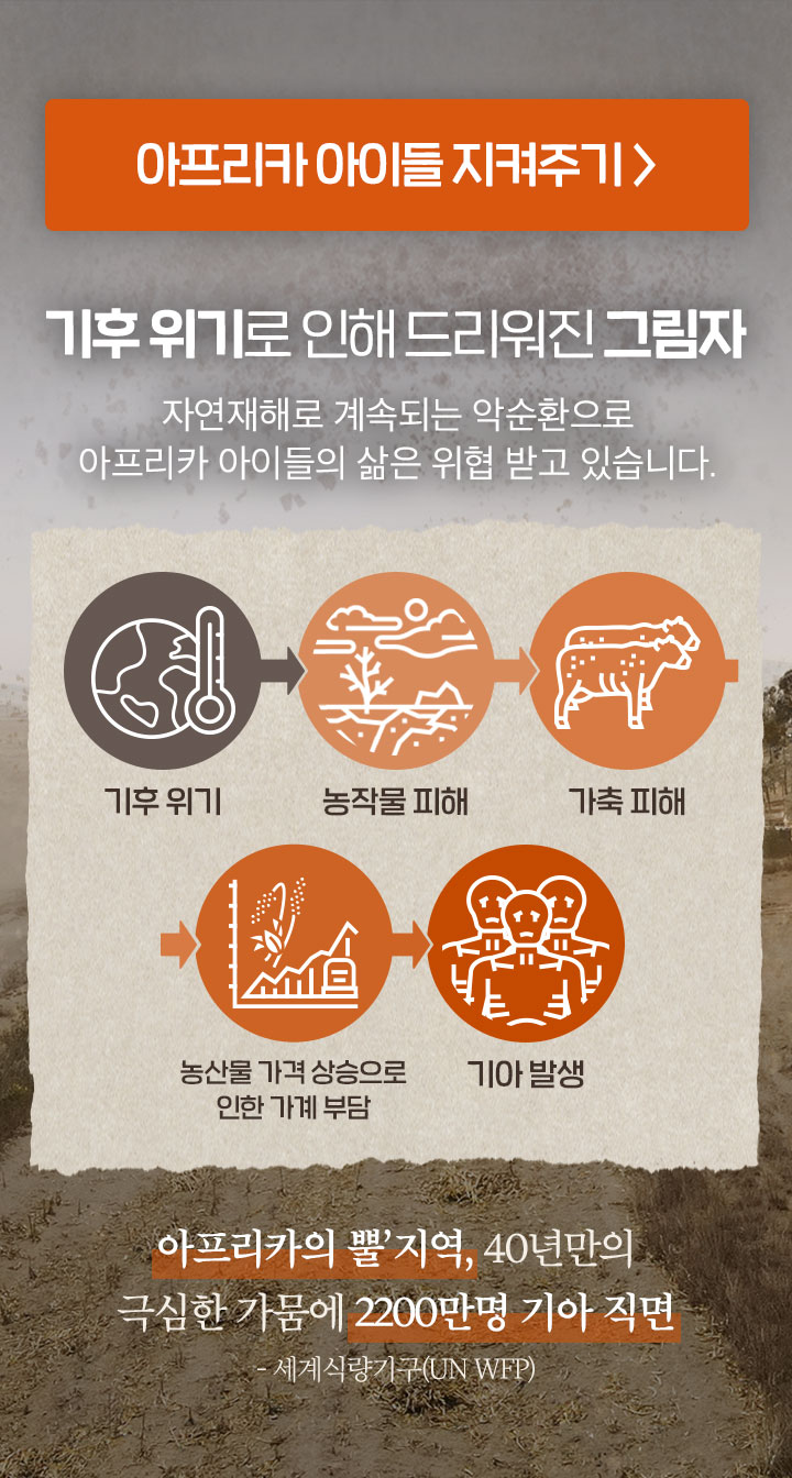 기후 위기로 인해 드리워진 그림자